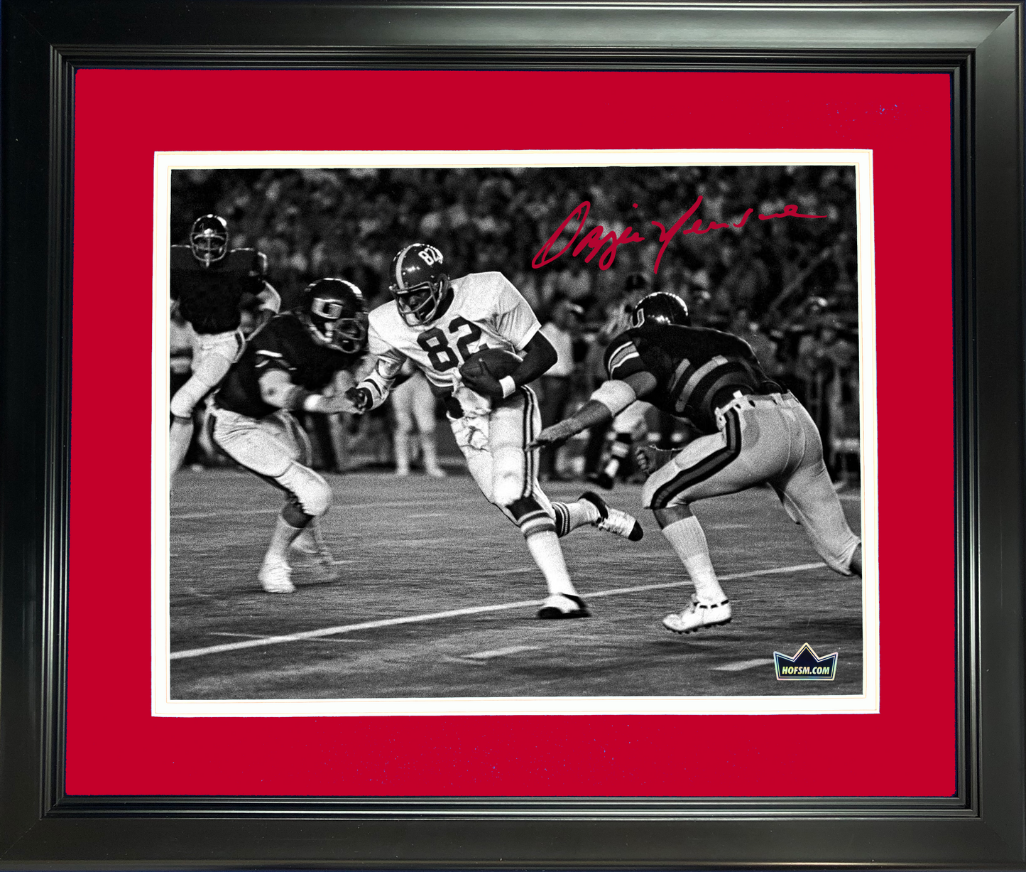 Framed Ozzie Newsome Facsimile Laser Engraved Signature Auto Alabama Crimson Tide 11"x14" College Football Photo HOFSM Holo