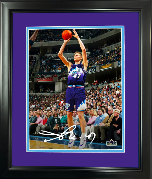 Framed Andrei Kirilenko Facsimile Laser Engraved Signature Auto 11"x14"Basketball Photo HOFSM Holo