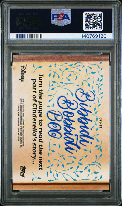 Graded 2025 Topps Chrome Disney Wonder Cinderella The Magic Words #C75-13 Bibbidi Bobbidi Boo Trading Card PSA 10 Gem Mint