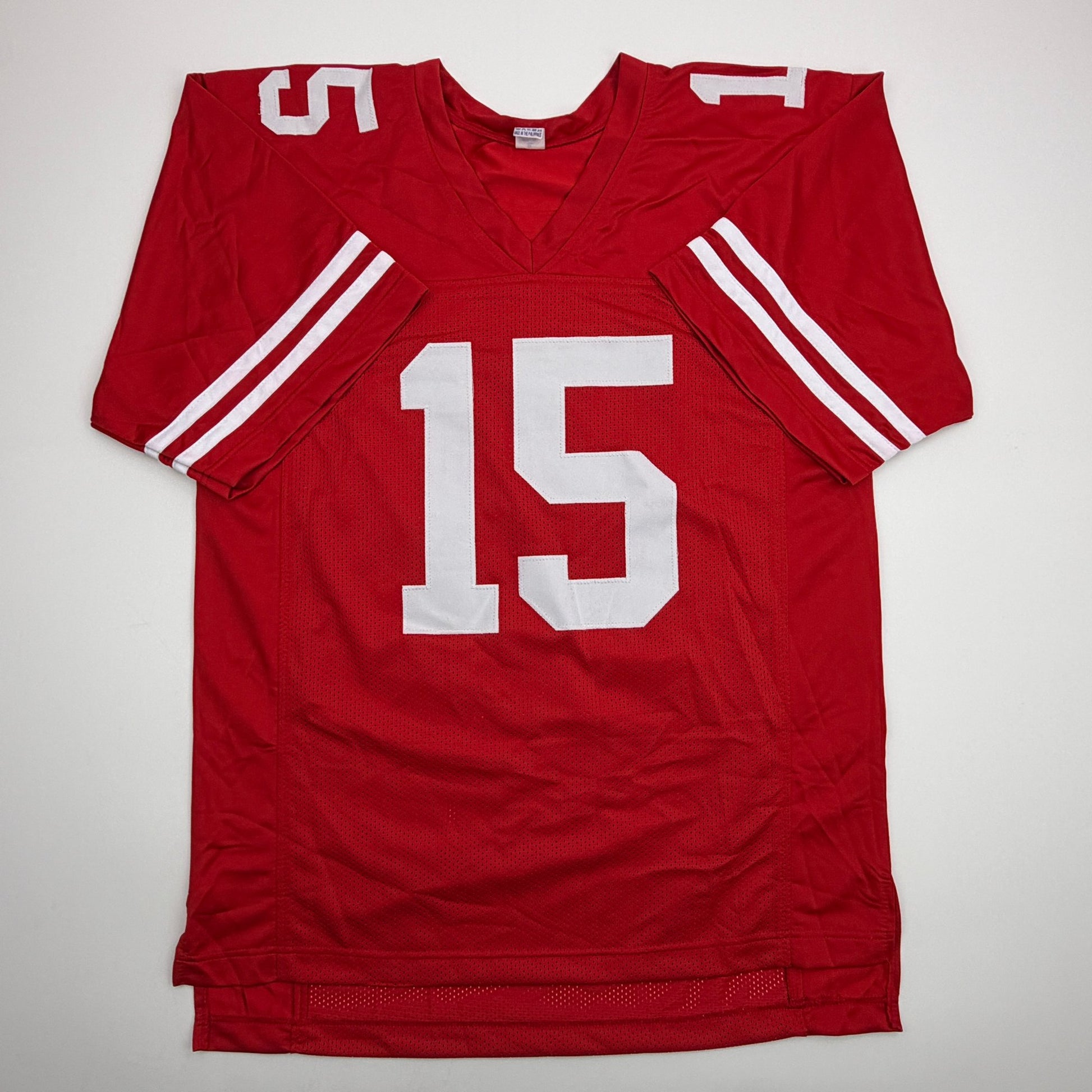 Autographed/Signed Pierre Garcon San Francisco Red Football Jersey Beckett BAS COA