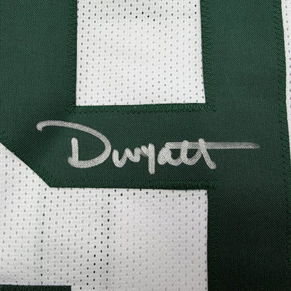 Autographed/Signed Devonte Wyatt Green Bay White Football Jersey Beckett BAS COA