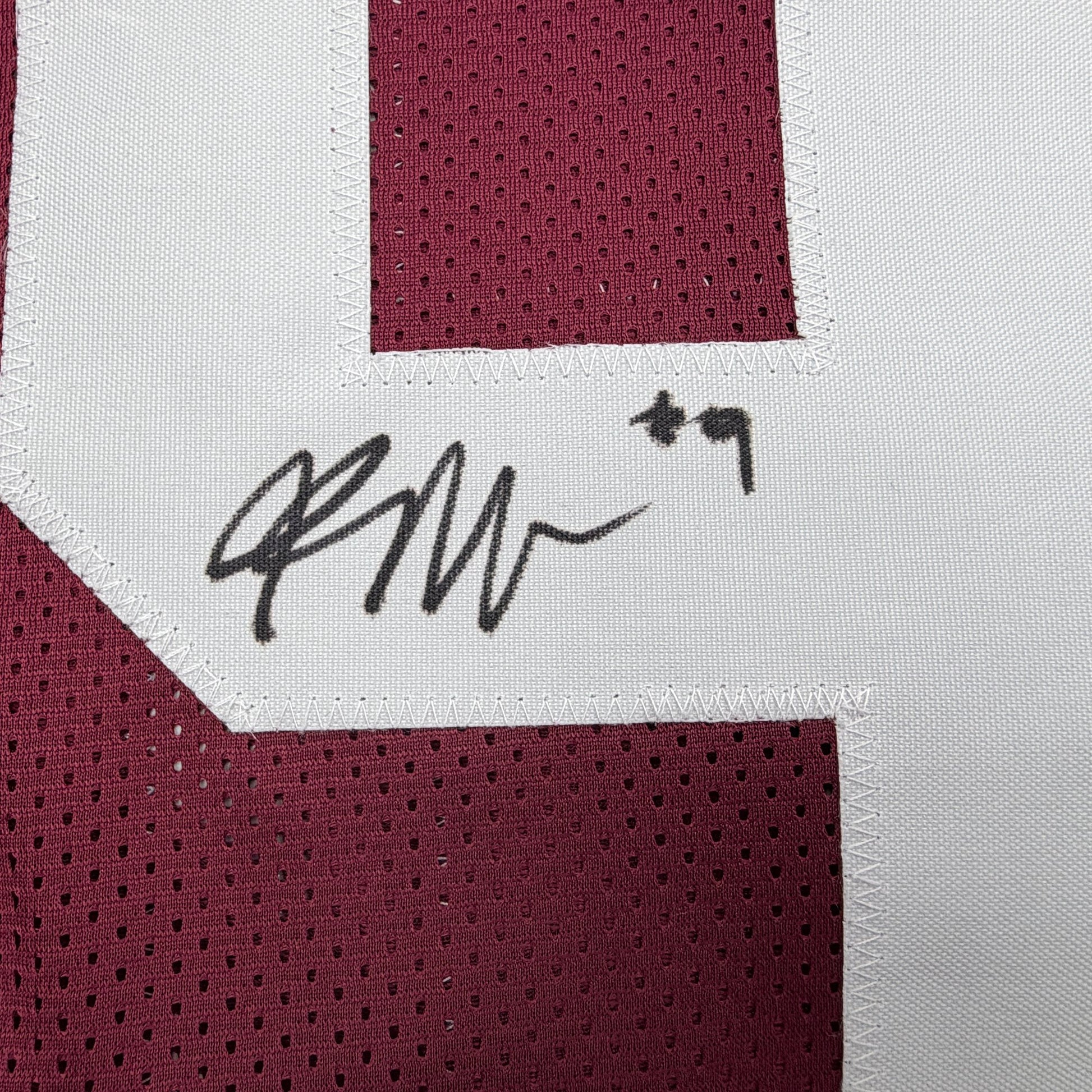 Autographed/Signed Kenneth Murray Jr. Oklahoma Maroon College Football Jersey Beckett BAS COA