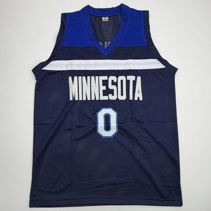 Autographed/Signed Rob Dillingham Minnesota Blue Basketball Jersey JSA COA