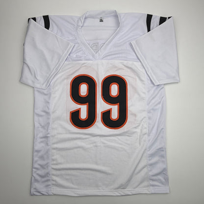 Autographed/Signed Myles Murphy Cincinnati White Football Jersey JSA COA