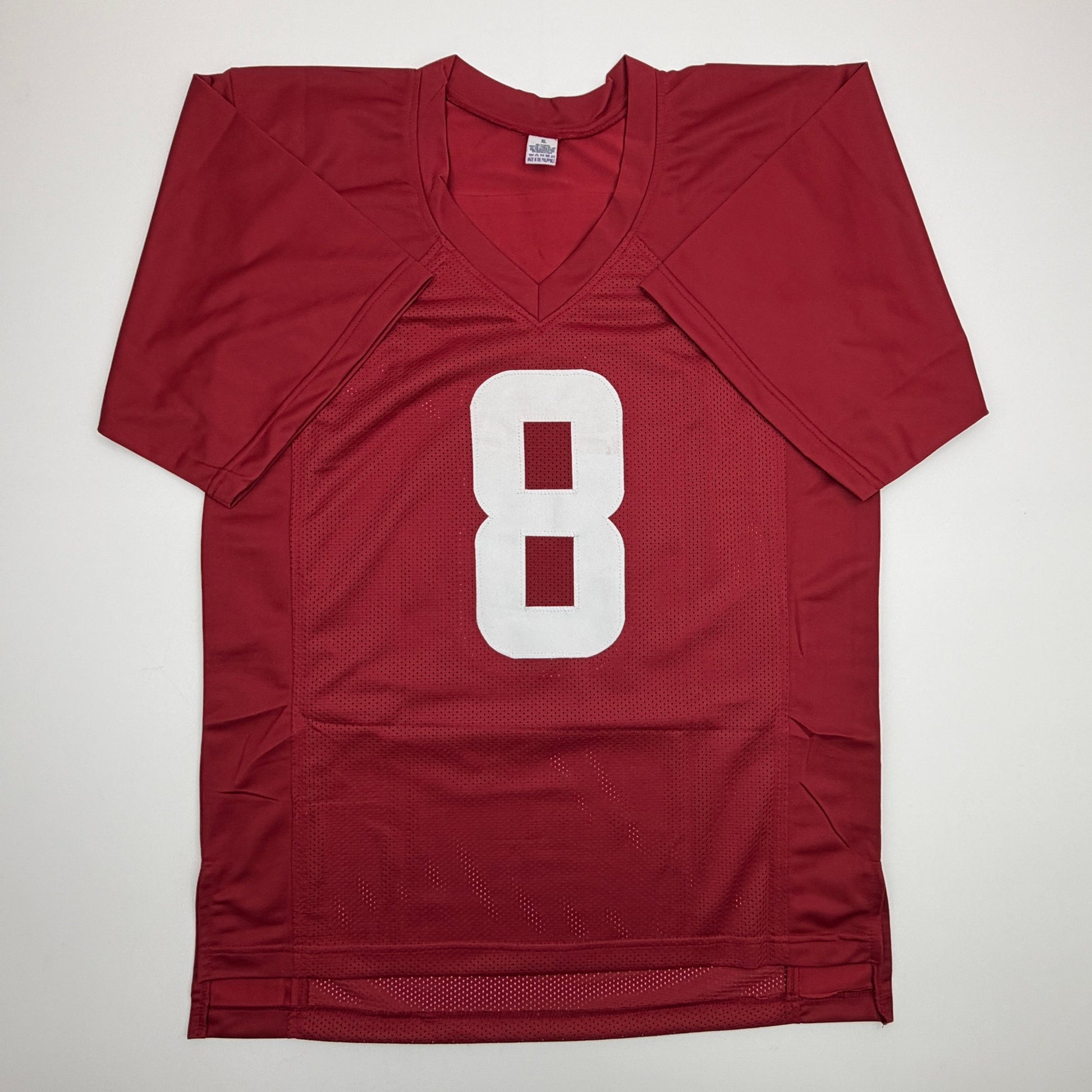 Autographed/Signed John Metchie III Alabama Red College Football Jersey JSA COA