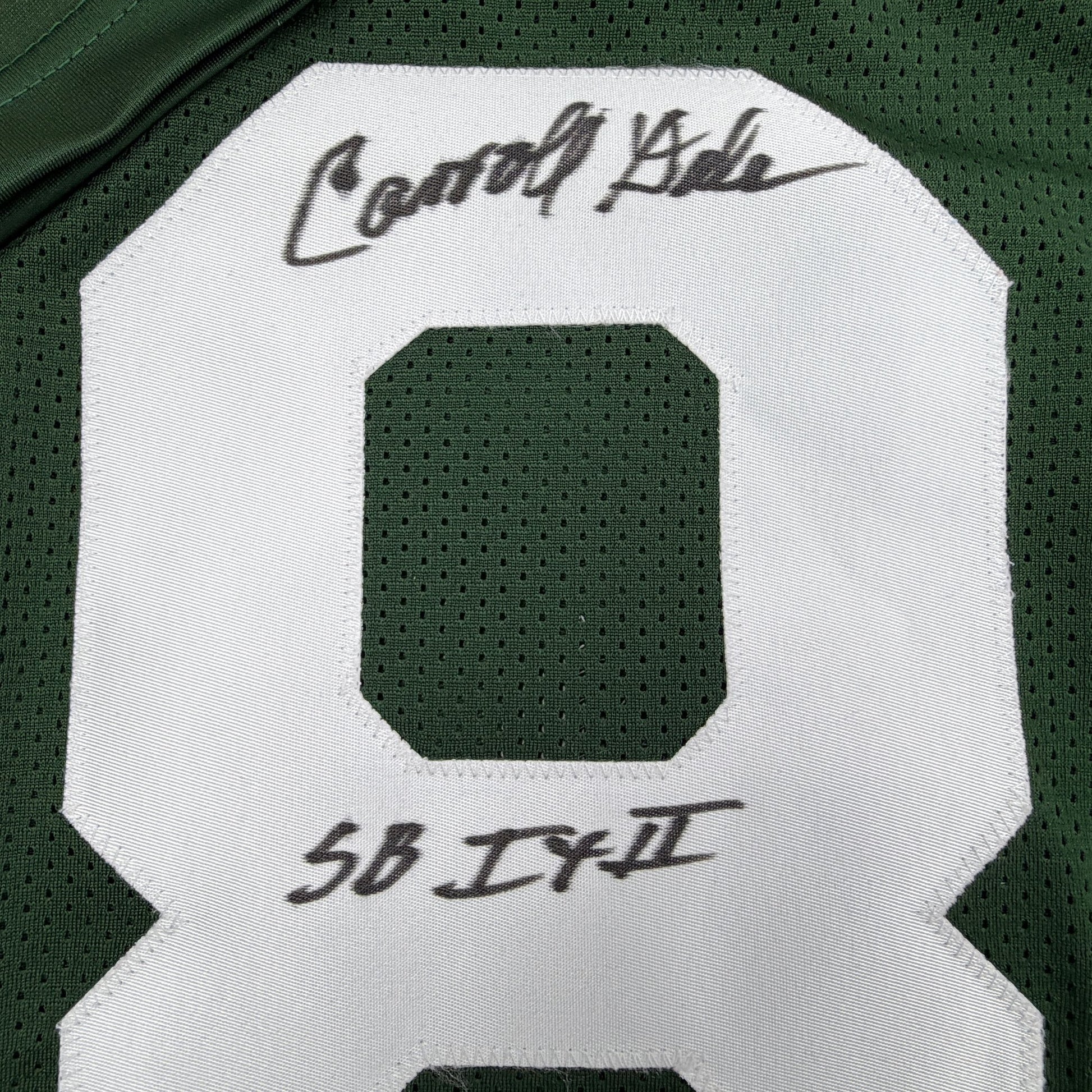 Autographed/Signed Carroll Dale Green Bay Green Football Jersey JSA COA