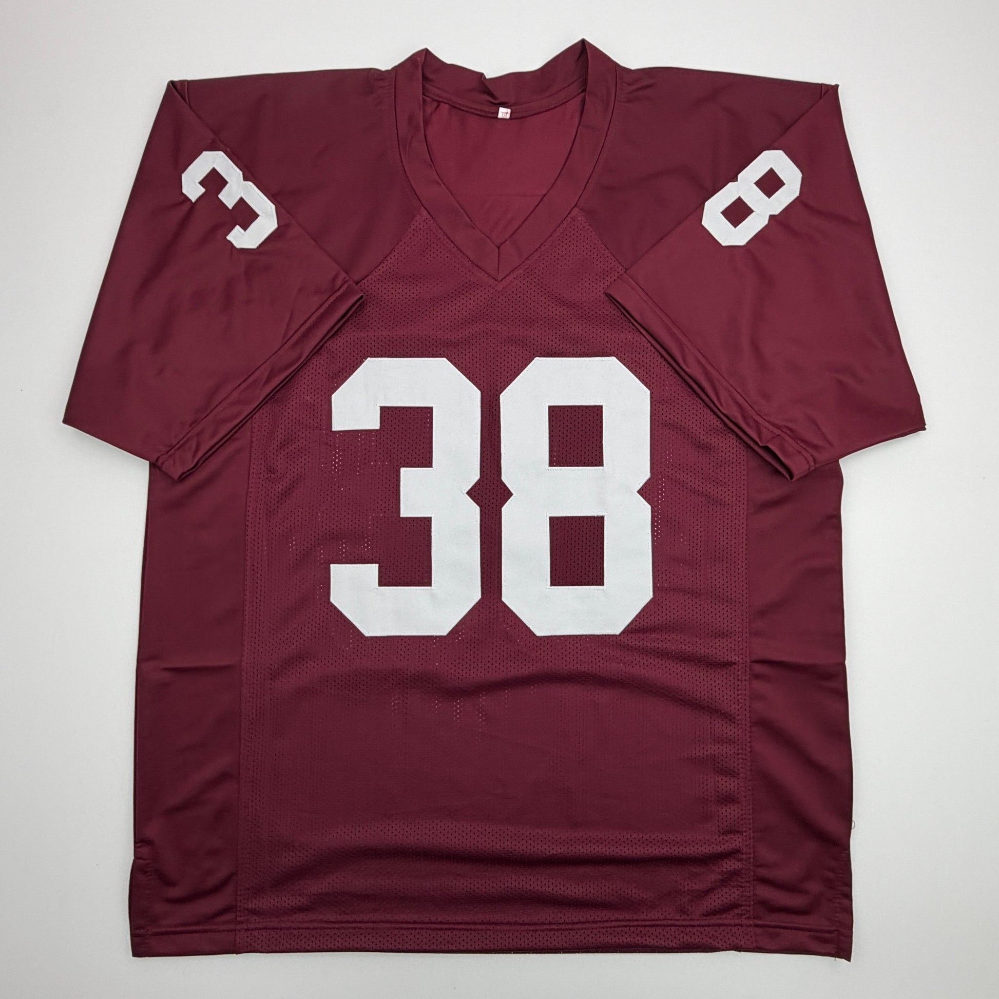 Autographed/Signed Roy Williams Oklahoma Maroon College Football Jersey Beckett BAS COA
