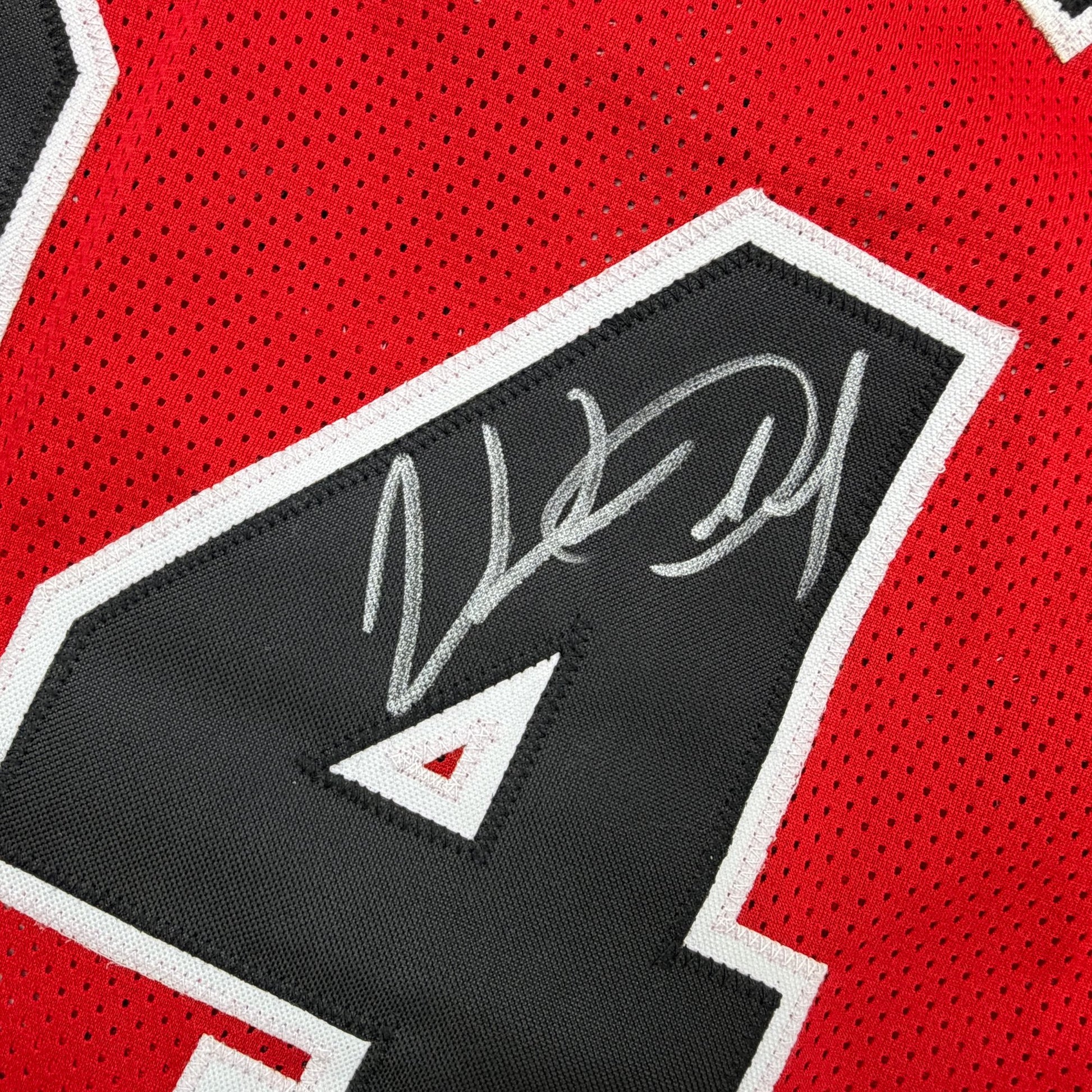 Autographed/Signed Charles Oakley Chicago Red Basketball Jersey JSA COA