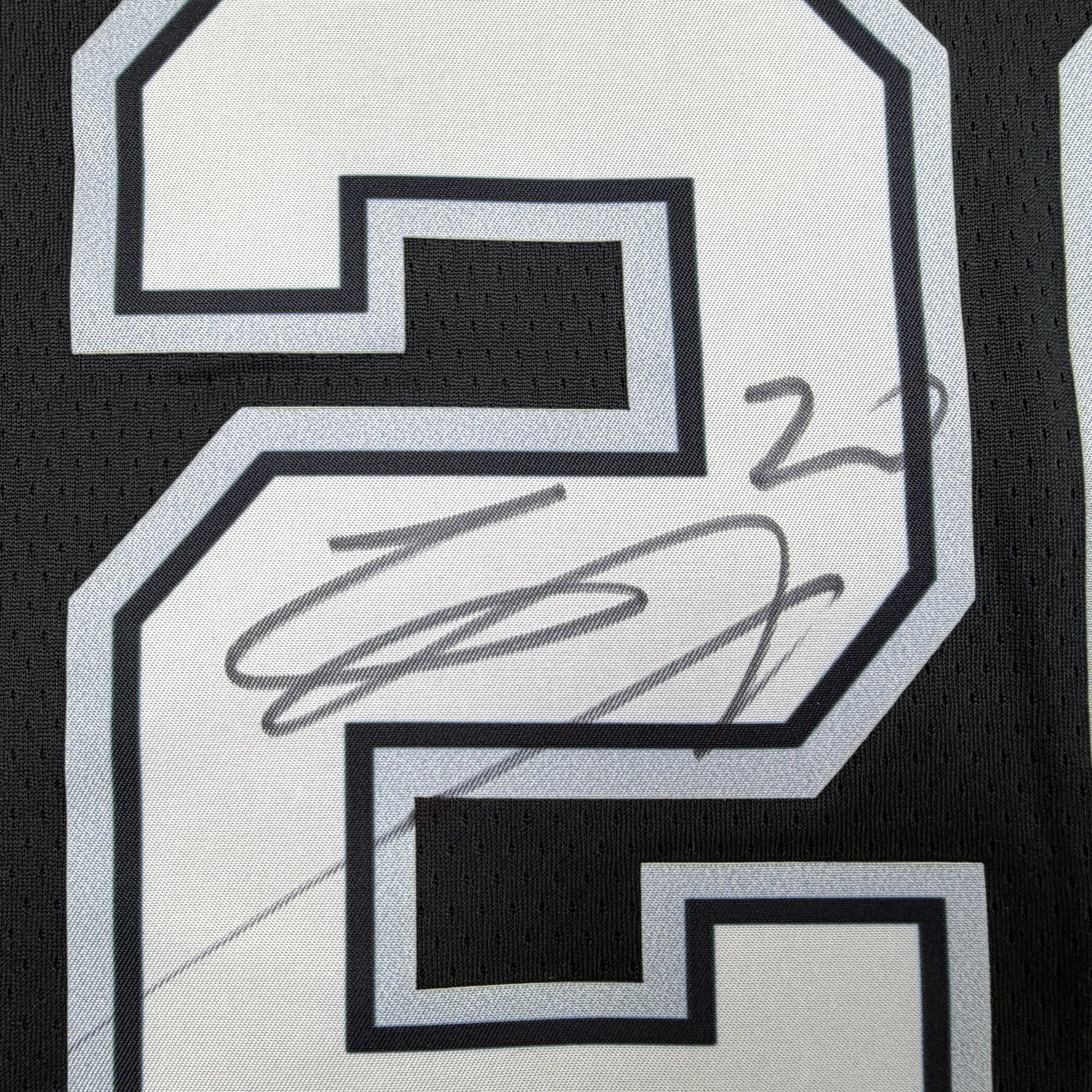 Autographed/Signed Manu Ginobili San Antonio Spurs Black Authentic Basketball Jersey JSA COA