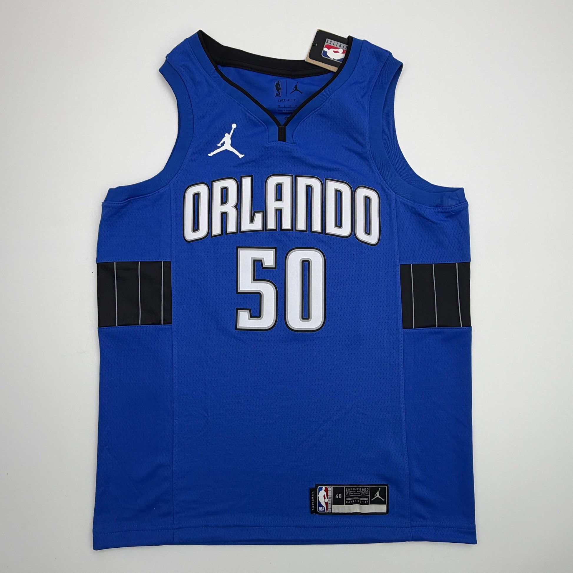 Autographed/Signed Cole Anthony Orlando Magic Blue Authentic Basketball Jersey Fanatics COA