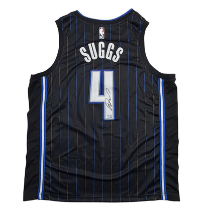 Autographed/Signed Jalen Suggs Orlando Magic Black Authentic Basketball Jersey Fanatics COA