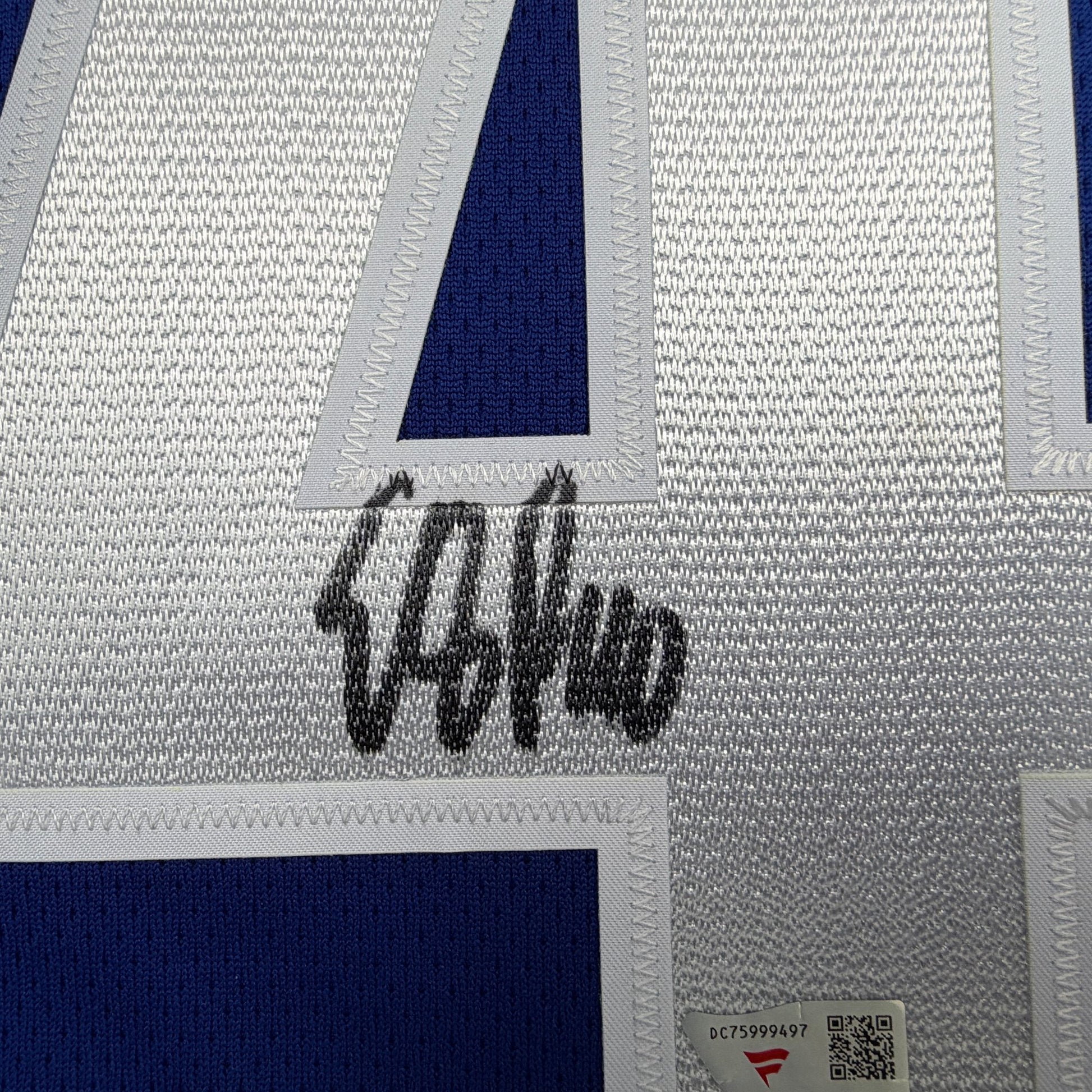 Autographed/Signed Elias Pettersson Vancouver Canucks Blue Authentic Hockey Jersey Fanatics COA