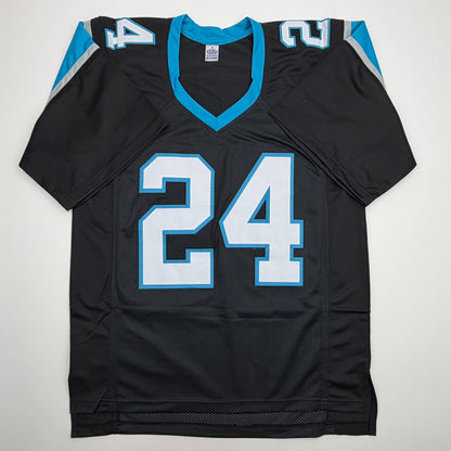 Autographed/Signed Josh Norman Carolina Black Football Jersey JSA COA