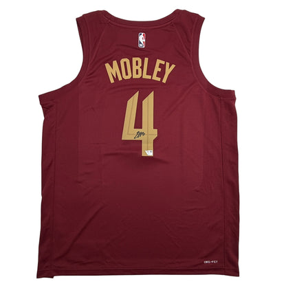 Autographed/Signed Evan Mobley Cleveland Cavaliers Maroon Authentic Basketball Jersey Fanatics COA