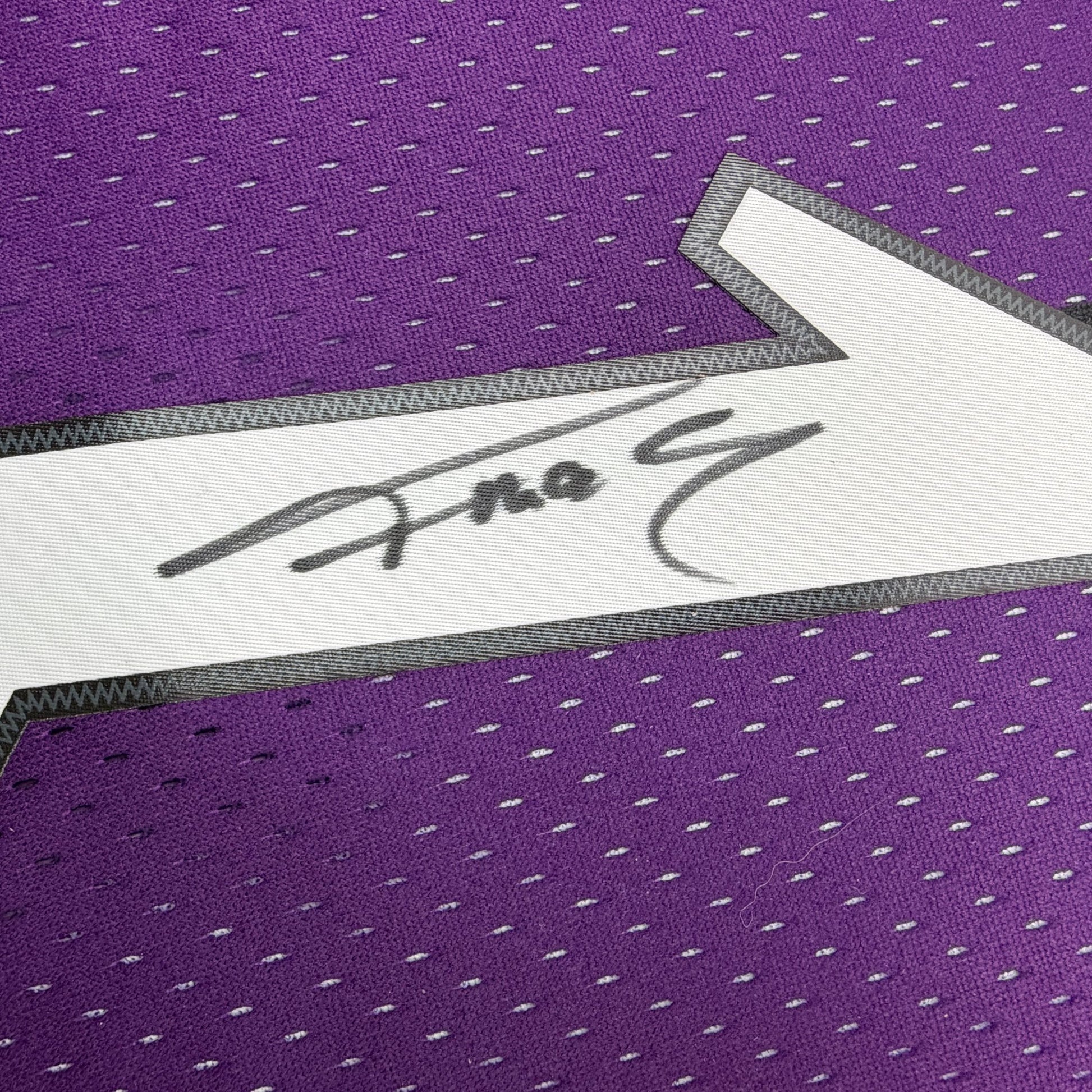 Autographed/Signed Tracy McGrady Toronto Raptors Purple Mitchell & Ness Authentic Basketball Jersey Fanatics COA