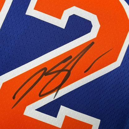 Autographed/Signed Karl-Anthony Towns New York Knicks Blue Authentic Basketball Jersey Fanatics COA
