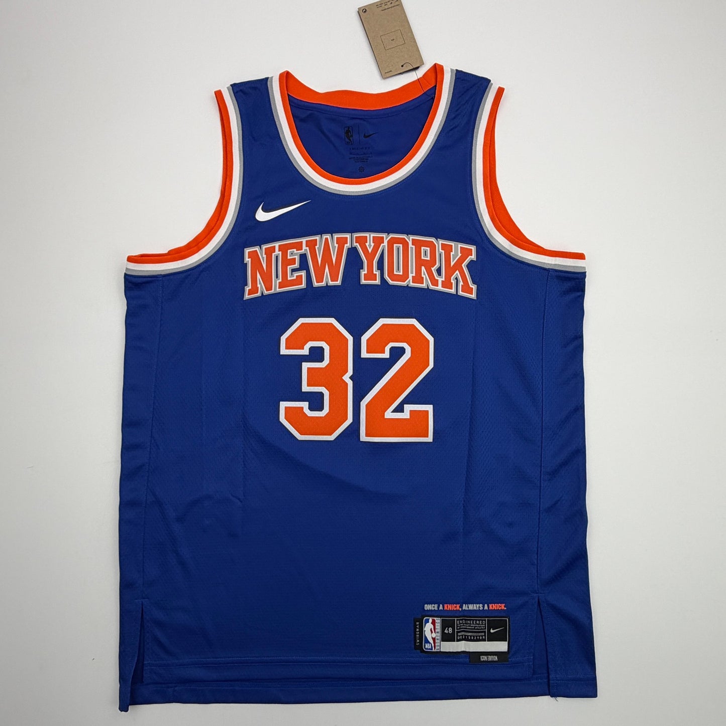 Autographed/Signed Karl-Anthony Towns New York Knicks Blue Authentic Basketball Jersey Fanatics COA
