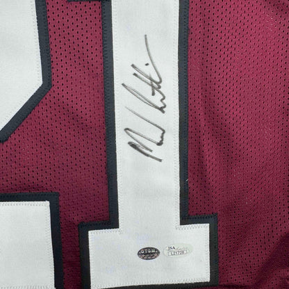 Autographed/Signed Marcus Lattimore South Carolina Maroon College Football Jersey JSA COA