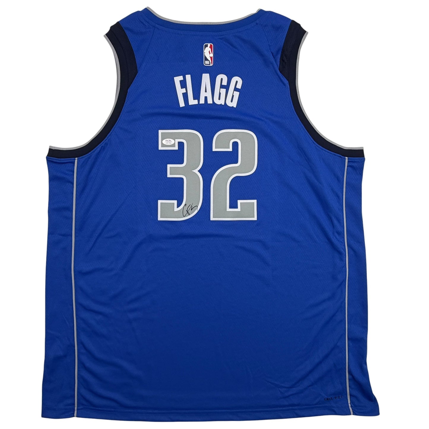 Autographed/Signed Cooper Flagg Dallas Mavericks Royal Blue Authentic Basketball Jersey PSA/DNA COA