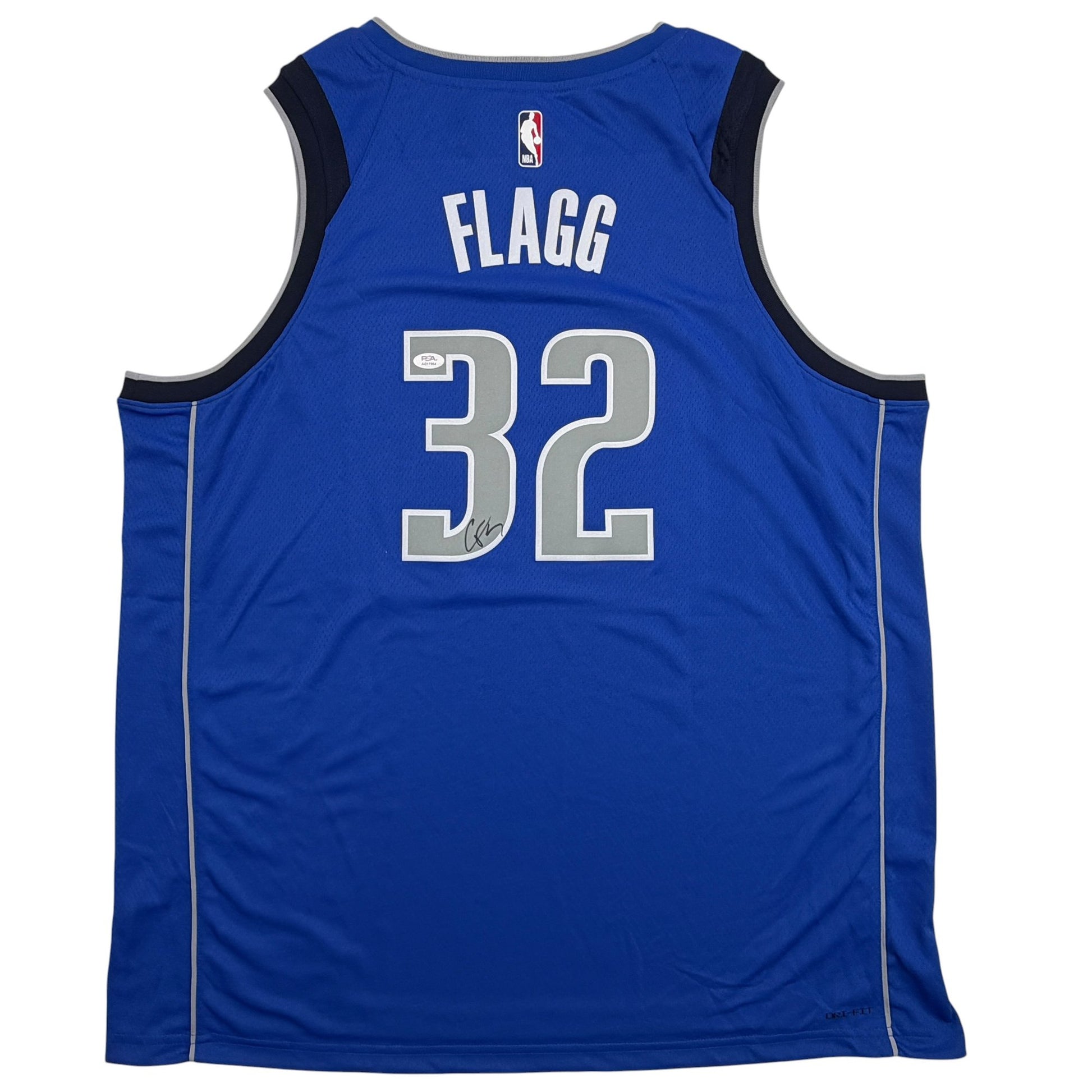 Autographed/Signed Cooper Flagg Dallas Mavericks Royal Blue Authentic Basketball Jersey PSA/DNA COA