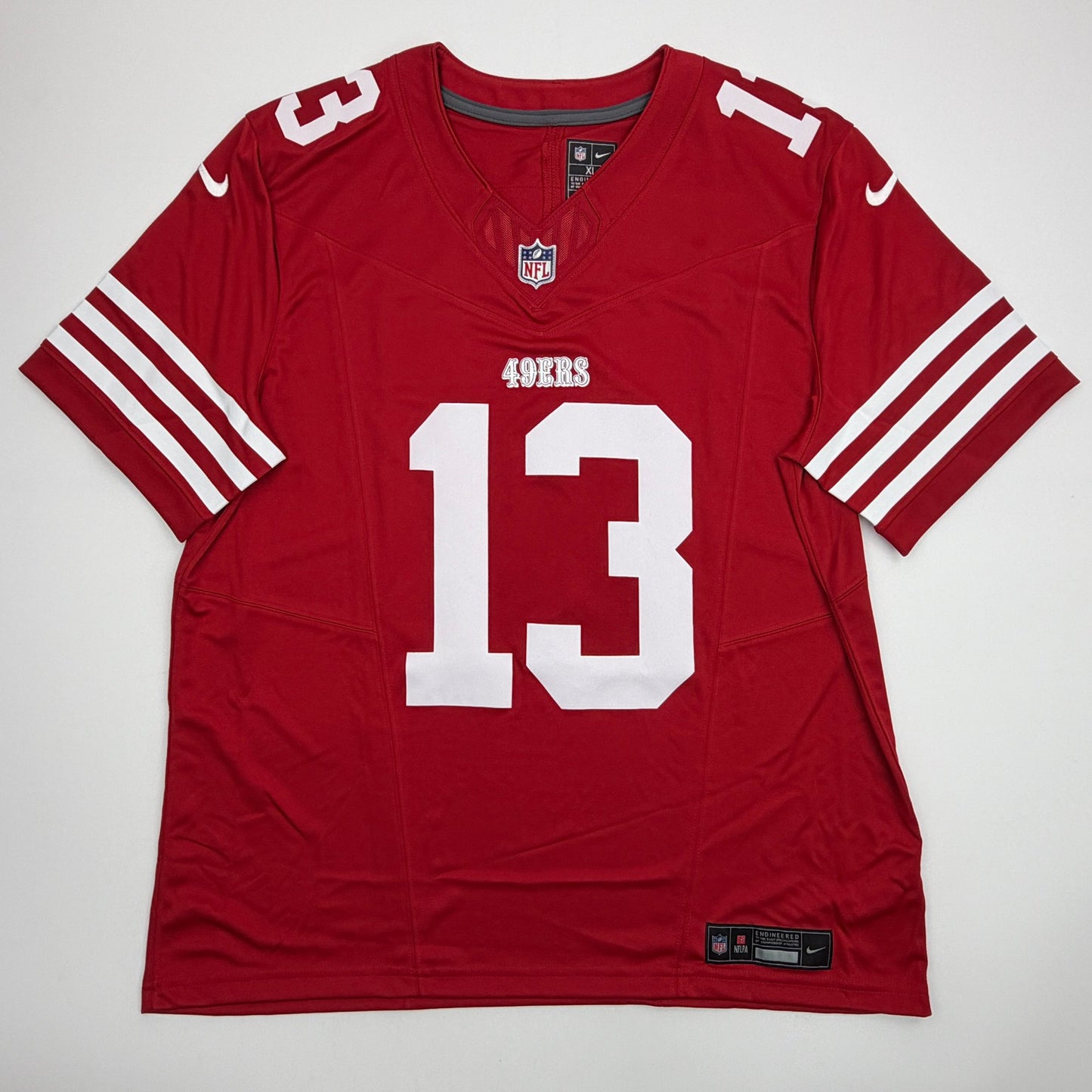 Autographed/Signed Brock Purdy San Francisco 49ers Red Authentic Football Jersey Fanatics COA