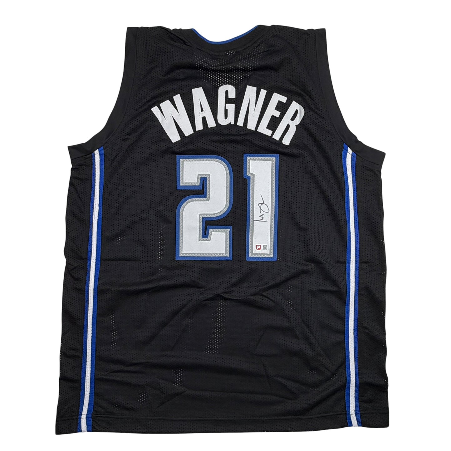 Autographed/Signed Moritz Moe Wagner Orlando Black Basketball Jersey Pristine PA COA