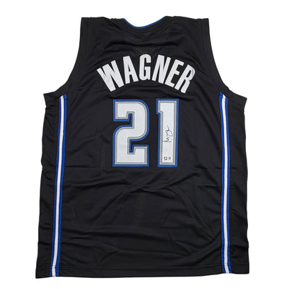 Autographed/Signed Moritz Moe Wagner Orlando Black Basketball Jersey Pristine PA COA