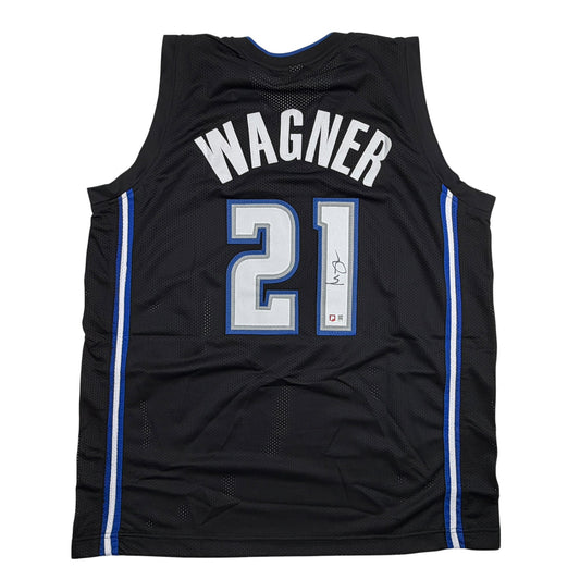 Autographed/Signed Moritz Moe Wagner Orlando Black Basketball Jersey Pristine PA COA