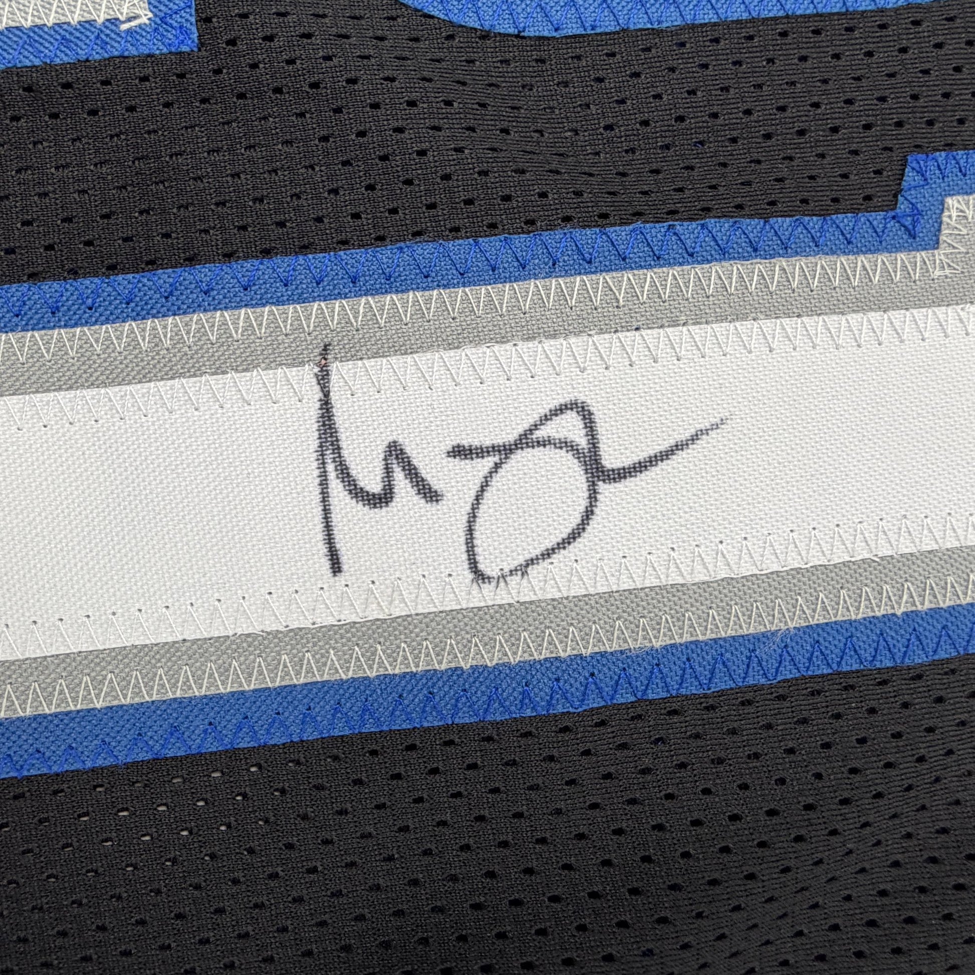 Autographed/Signed Moritz Moe Wagner Orlando Black Basketball Jersey Pristine PA COA