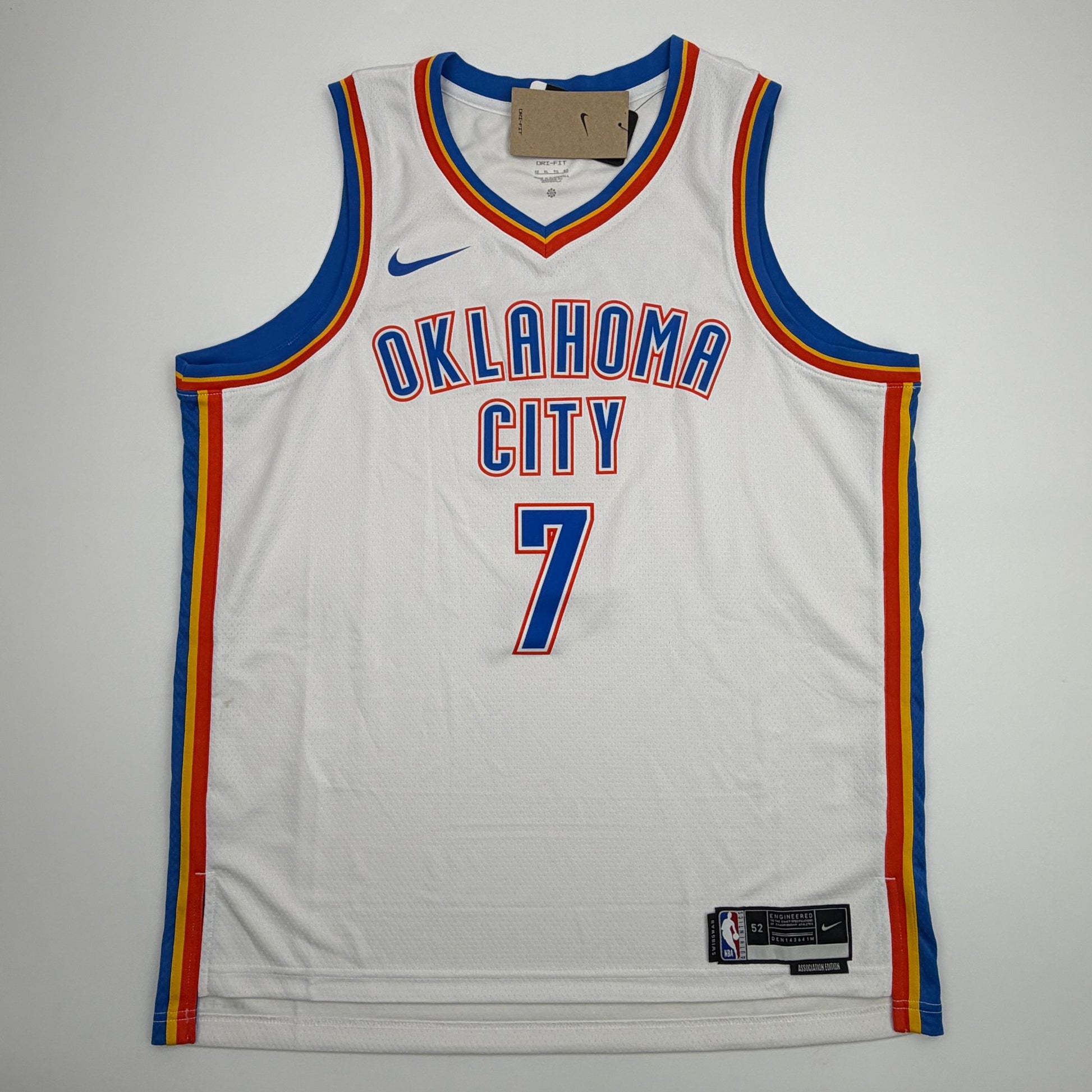 Autographed/Signed Chet Holmgren Oklahoma City OKC Thunder Blue Authentic Basketball Jersey Fanatics COA