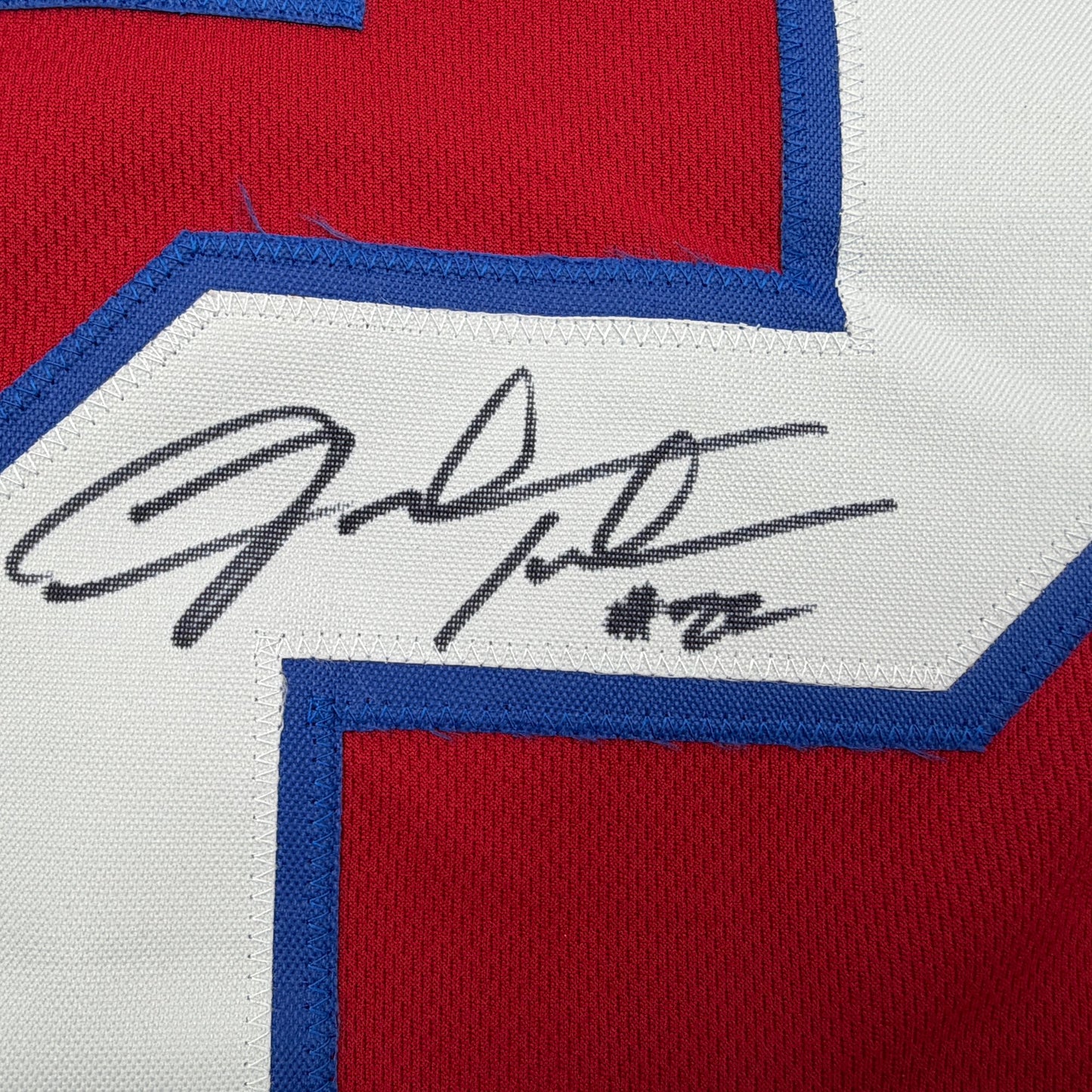 Autographed/Signed Fred Jackson Buffalo Red Football Jersey JSA COA