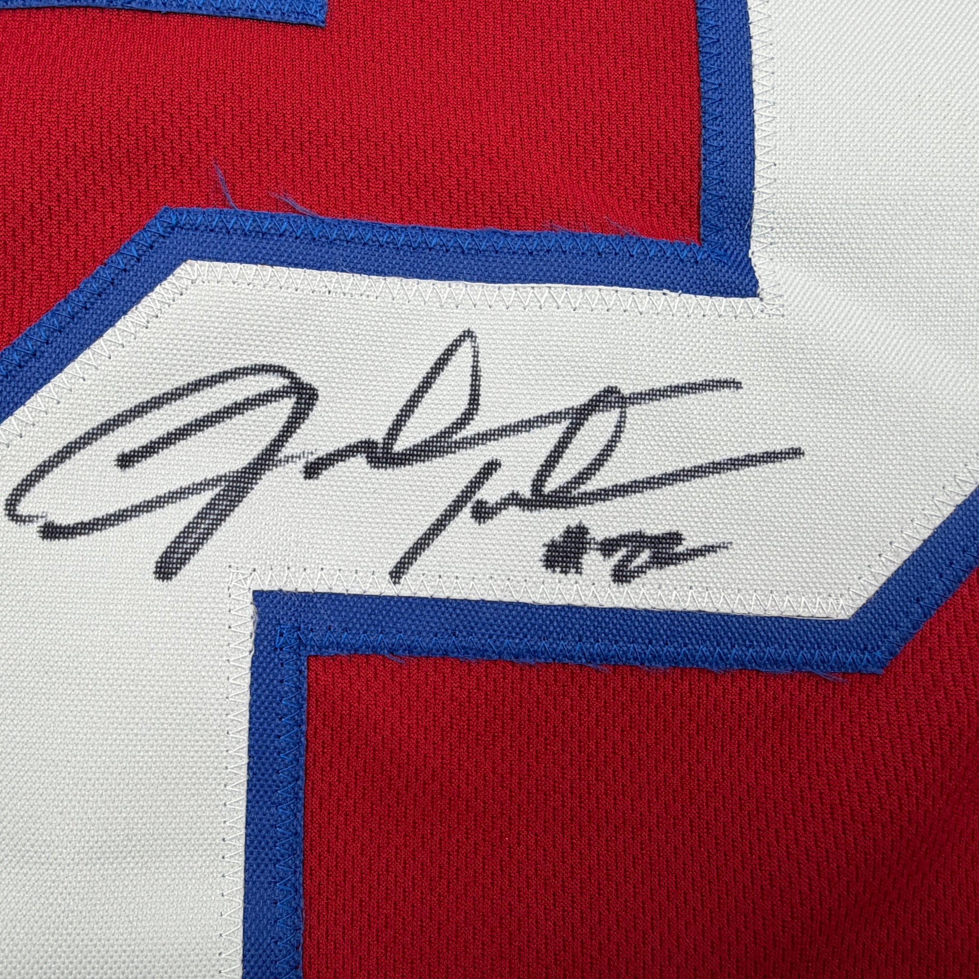 Autographed/Signed Fred Jackson Buffalo Red Football Jersey JSA COA