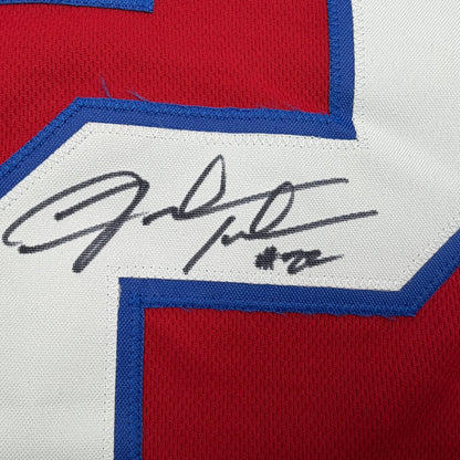 Autographed/Signed Fred Jackson Buffalo Red Football Jersey JSA COA