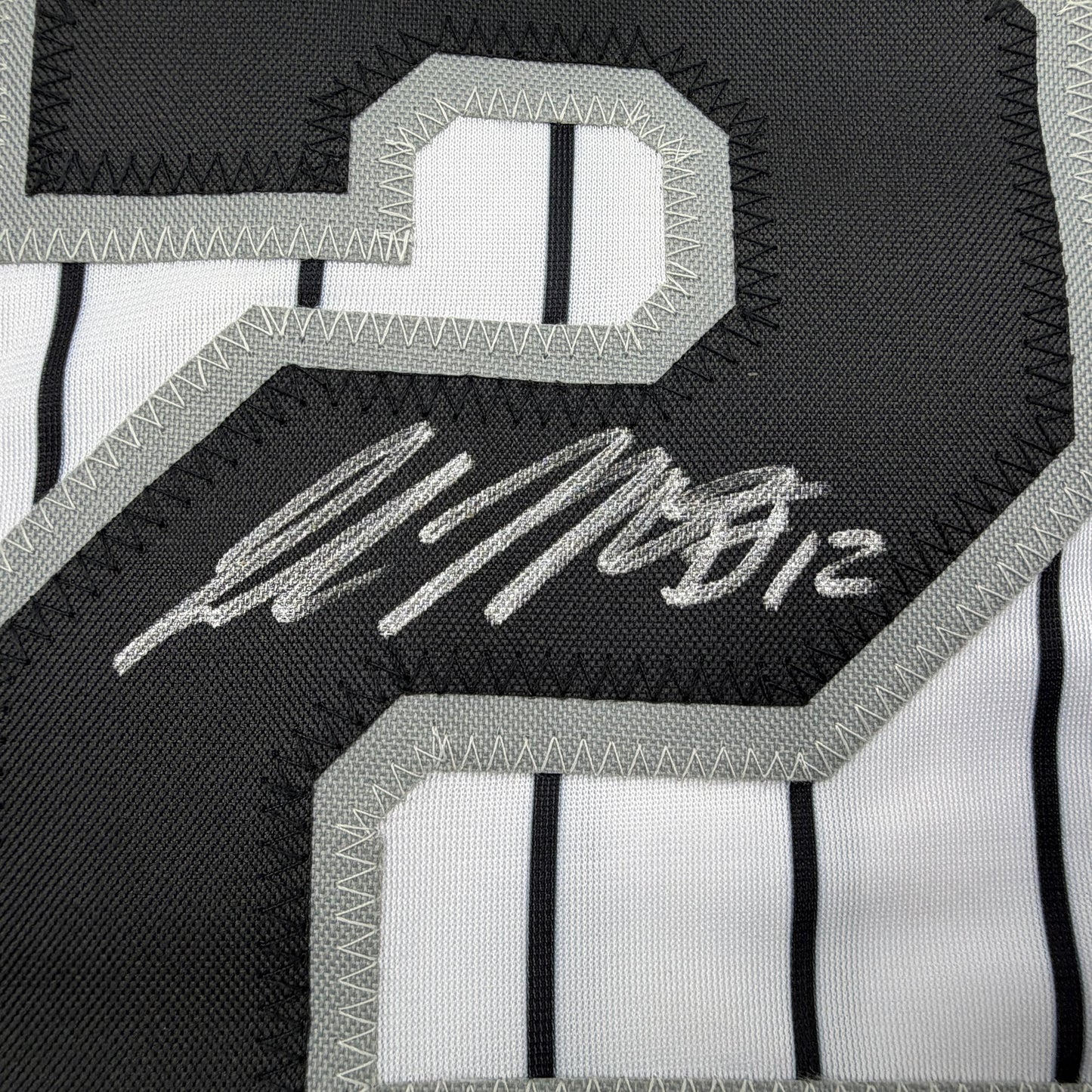Autographed/Signed Colson Montgomery Chicago Pinstripe Baseball Jersey Beckett BAS COA