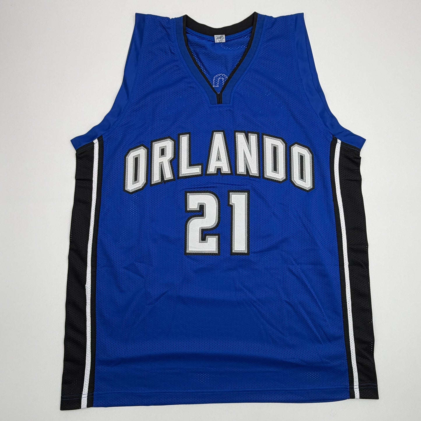 Autographed/Signed Moritz Moe Wagner Orlando Blue Basketball Jersey Pristine PA COA