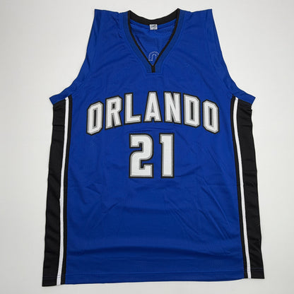Autographed/Signed Moritz Moe Wagner Orlando Blue Basketball Jersey Pristine PA COA