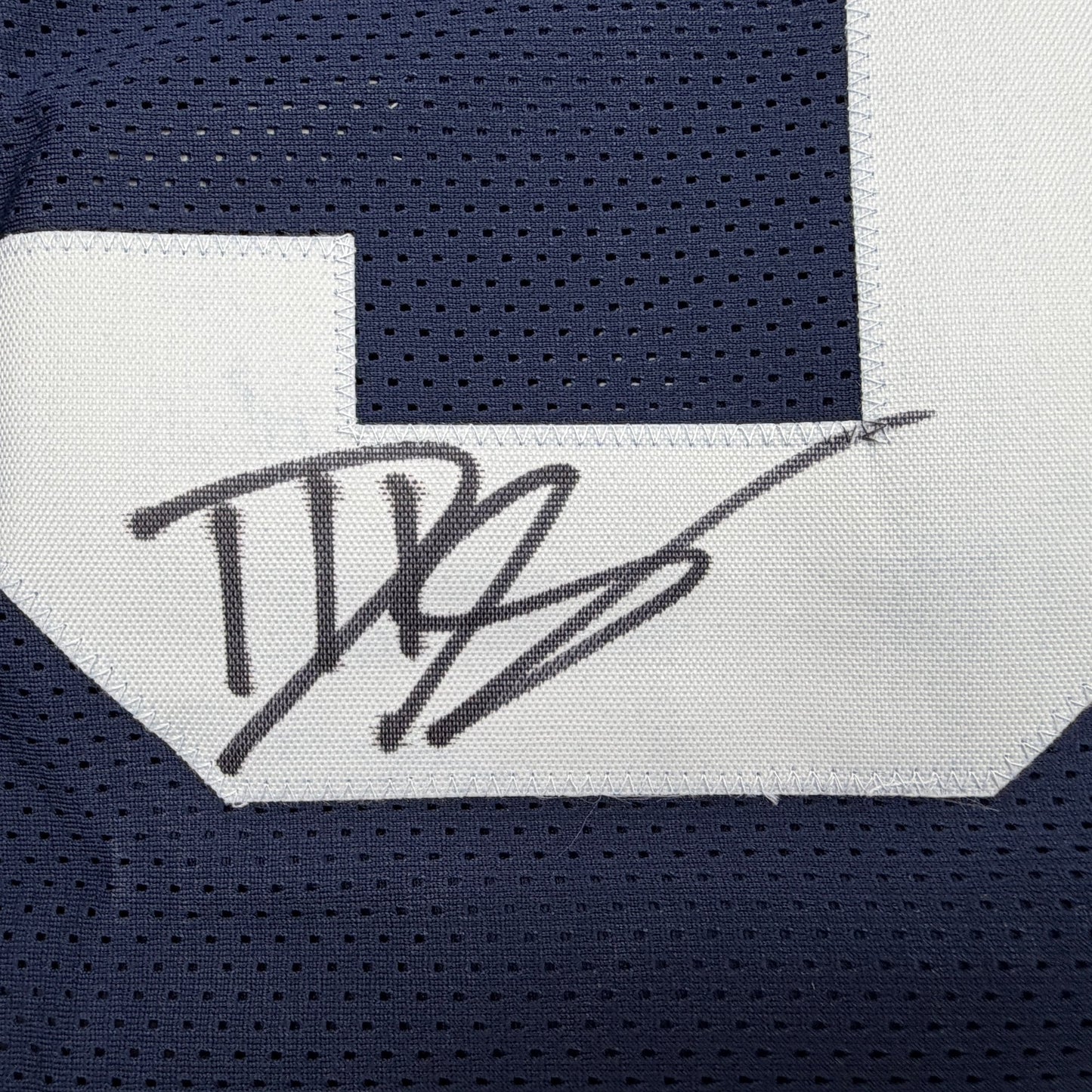 Autographed/Signed Dani Dennis-Sutton Penn State Blue College Football Jersey JSA COA