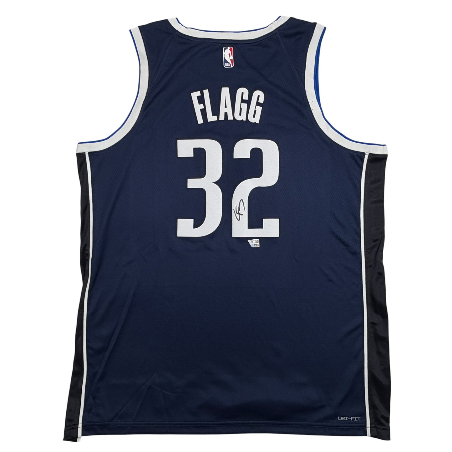 Autographed/Signed Cooper Flagg Dallas Mavericks Navy Blue Authentic Basketball Jersey Fanatics COA