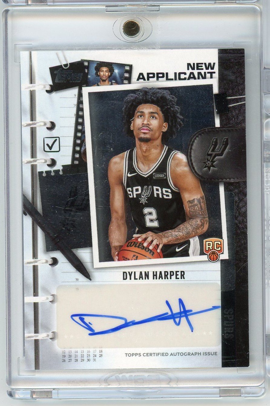  2025 Topps Dylan Harper #NADH New Applicant Auto Rookie RC Basketball Card 