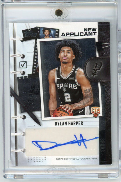  2025 Topps Dylan Harper #NADH New Applicant Auto Rookie RC Basketball Card 