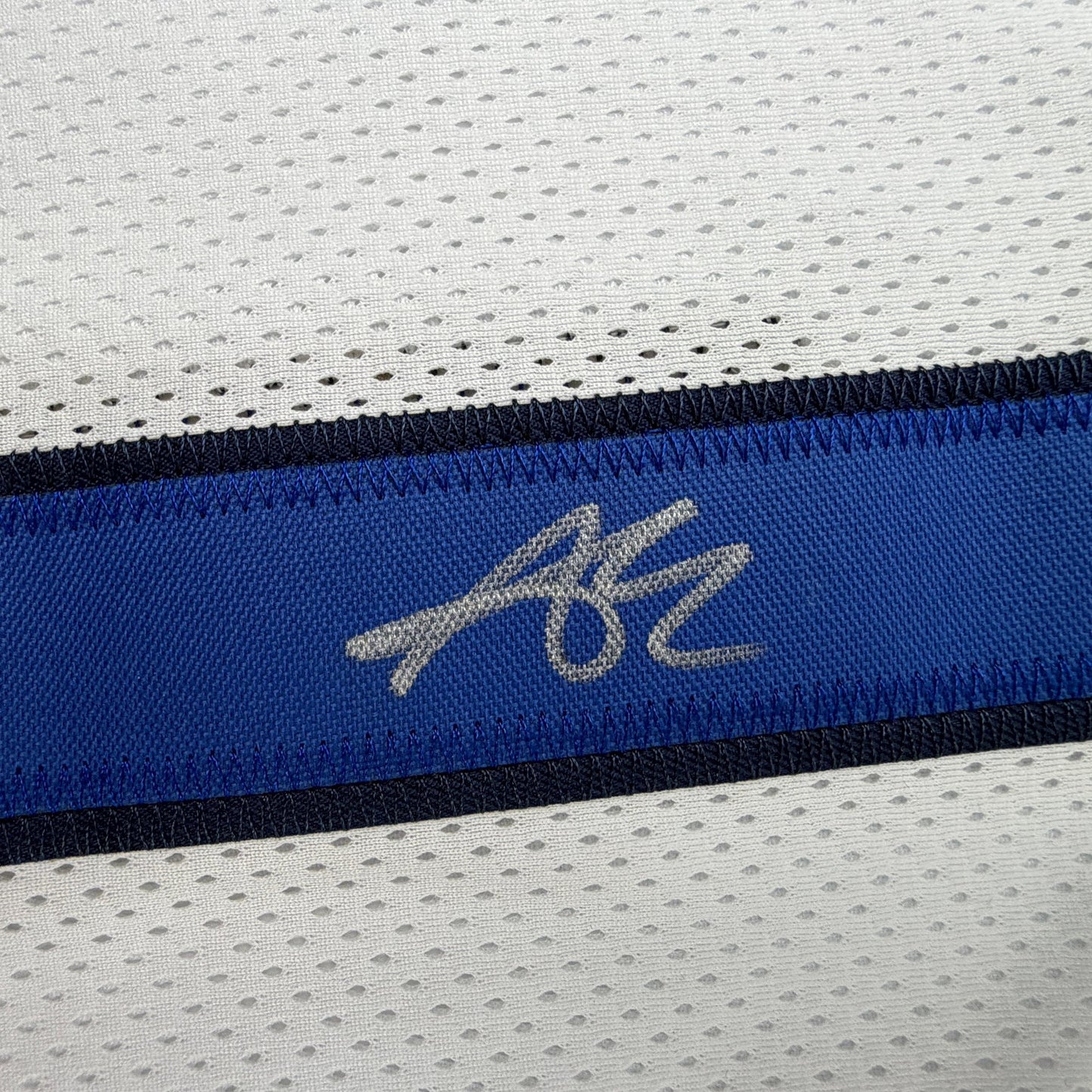 Autographed/Signed Anthony Edwards Minnesota White Basketball Jersey Beckett BAS COA