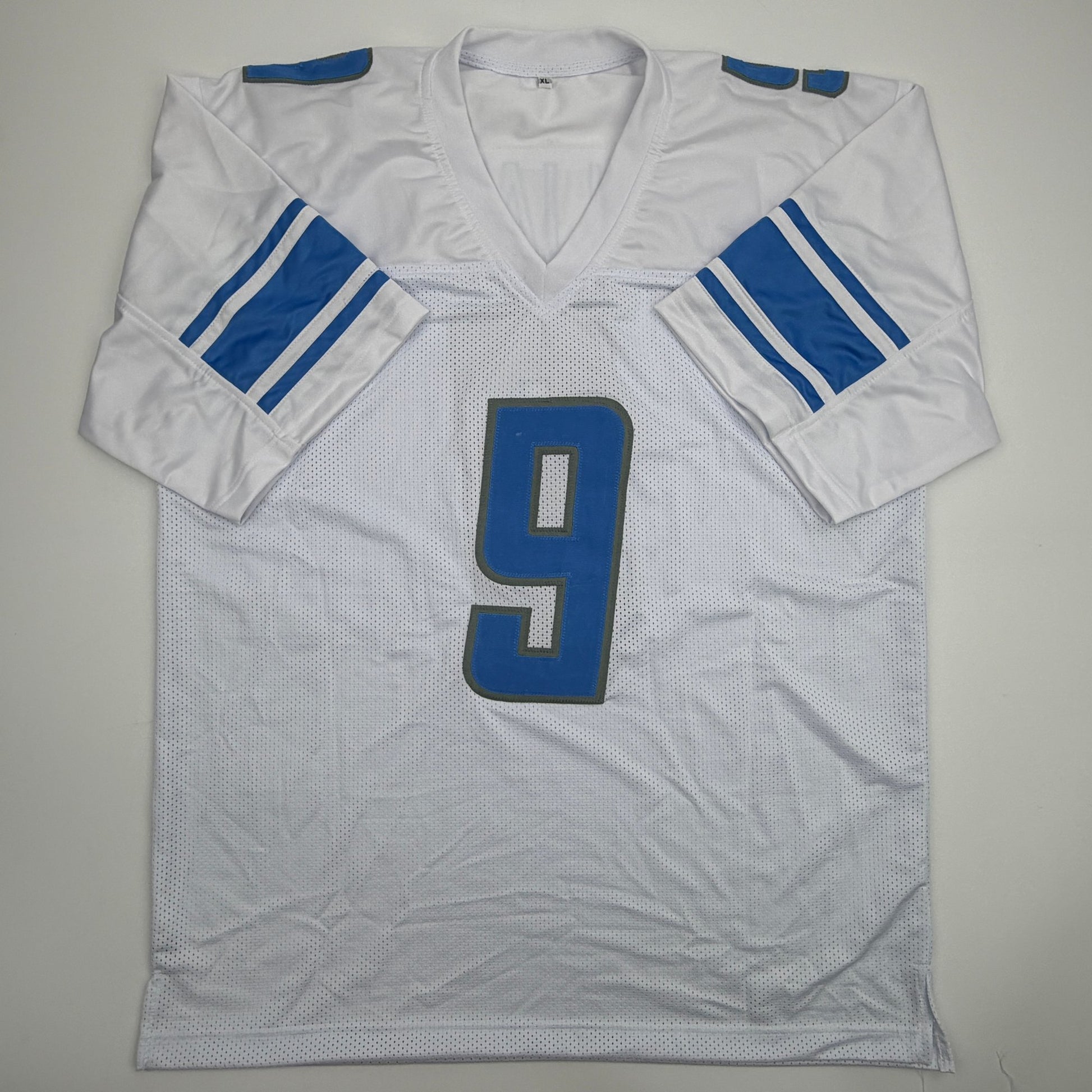 Autographed/Signed Jameson Williams Detroit White Football Jersey JSA COA
