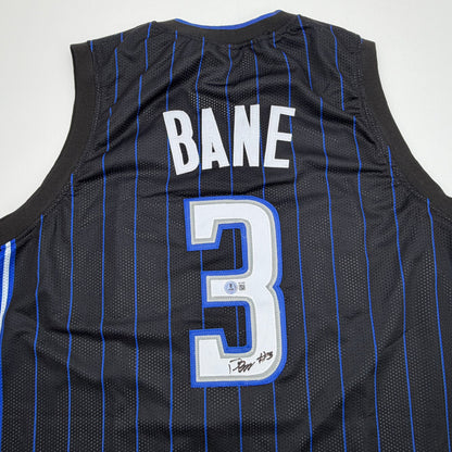 Autographed/Signed Desmond Bane Orlando Black Pinstripe Basketball Jersey Beckett BAS COA