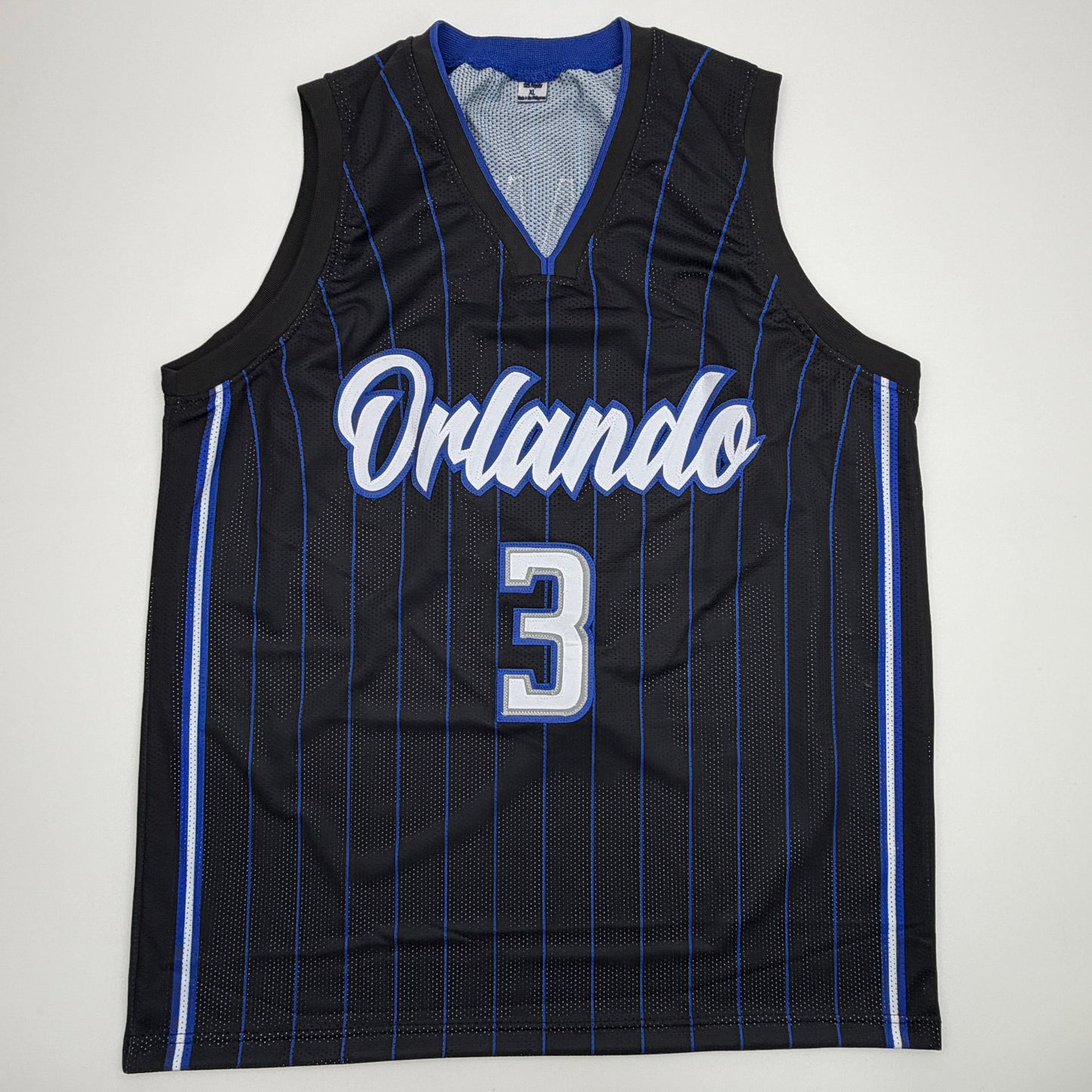 Autographed/Signed Desmond Bane Orlando Black Pinstripe Basketball Jersey Beckett BAS COA