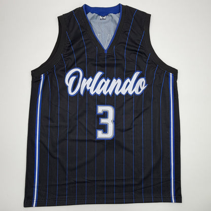 Autographed/Signed Desmond Bane Orlando Black Pinstripe Basketball Jersey Beckett BAS COA