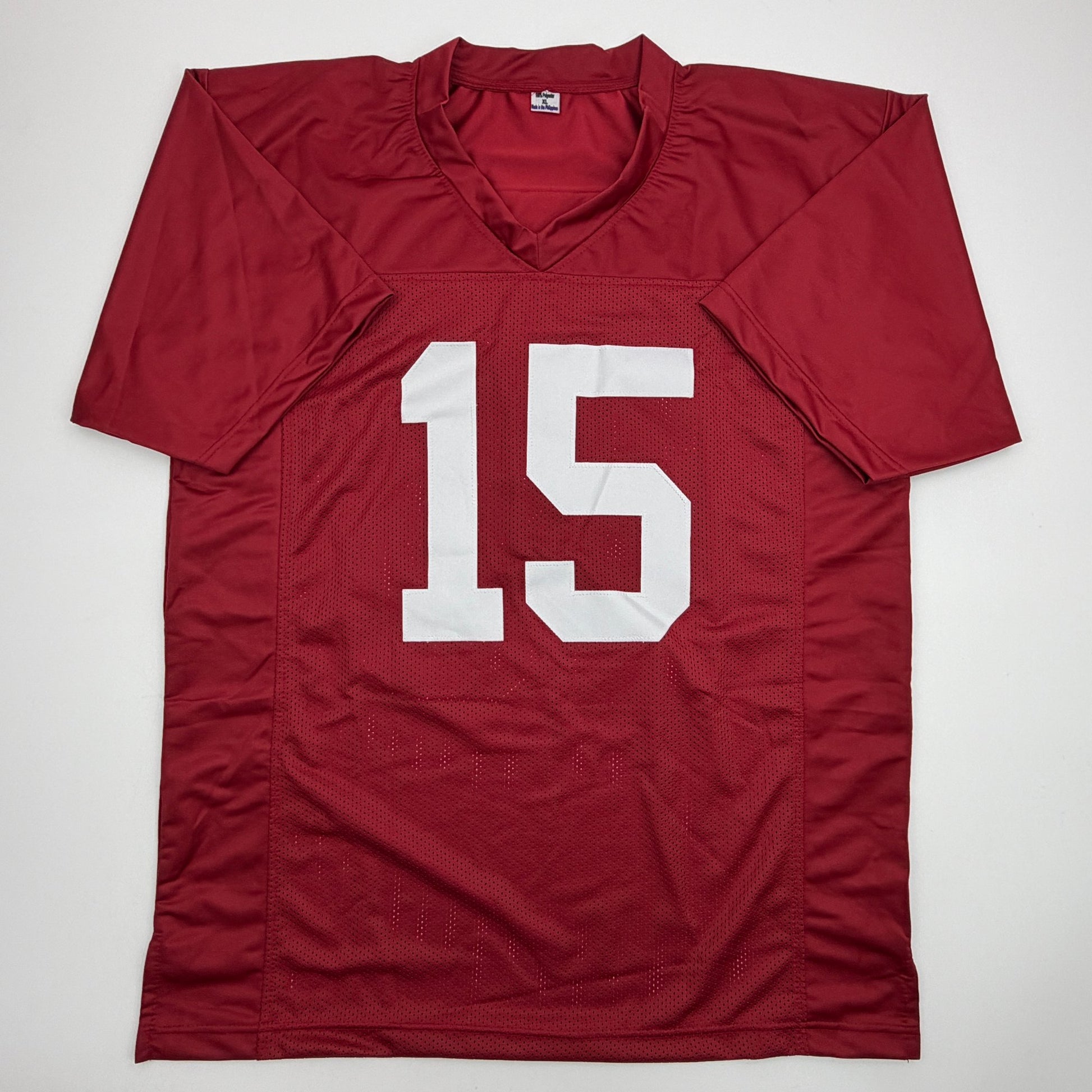 Autographed/Signed Dallas Turner Alabama Red College Football Jersey Beckett BAS COA
