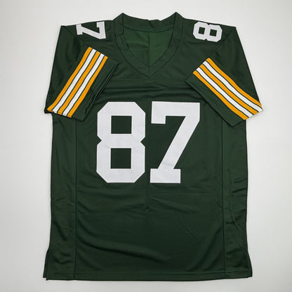 Autographed/Signed Robert Brooks Green Bay Green Football Jersey JSA COA