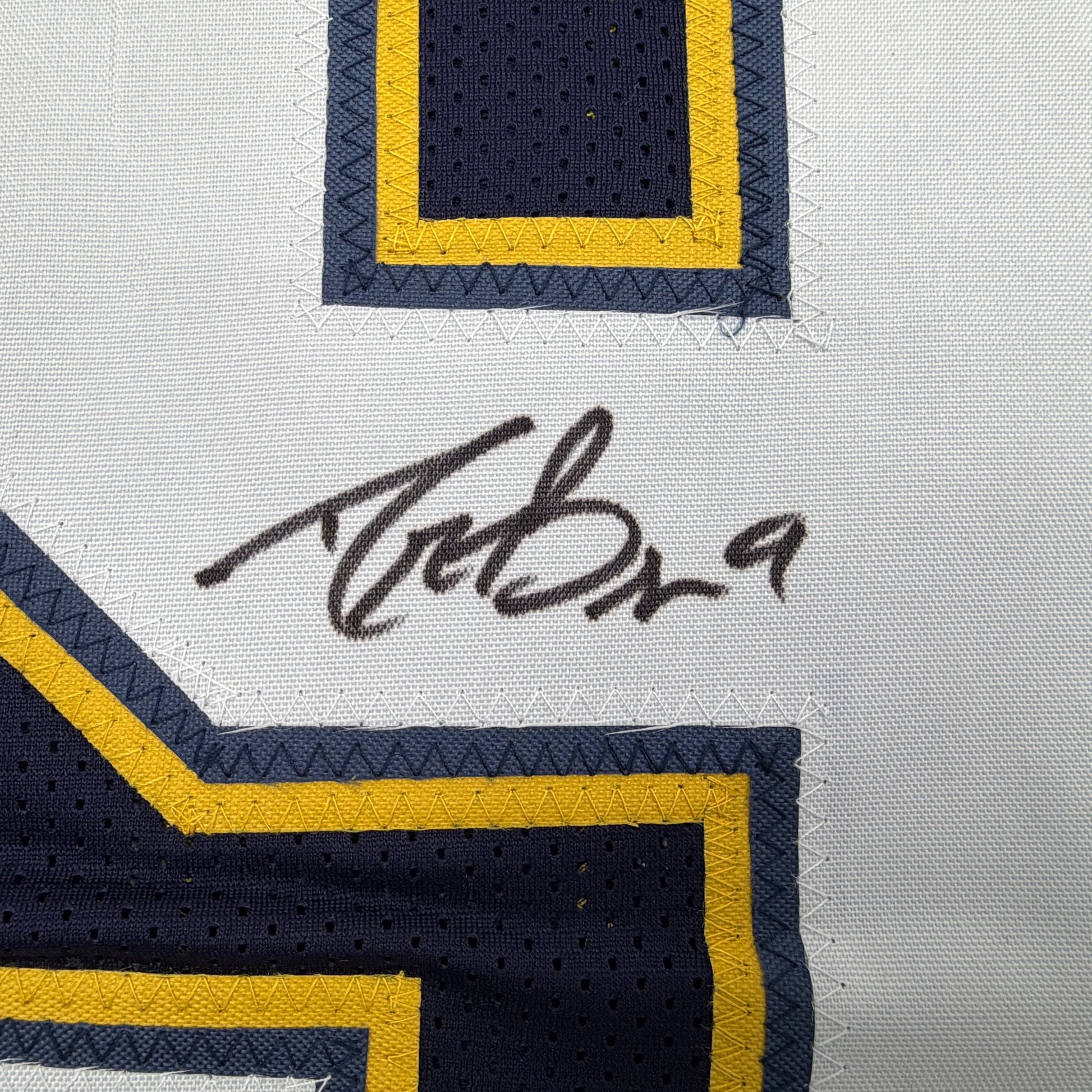 Autographed/Signed Drew Brees Los Angeles San Diego Navy Blue Football Jersey Beckett BAS COA
