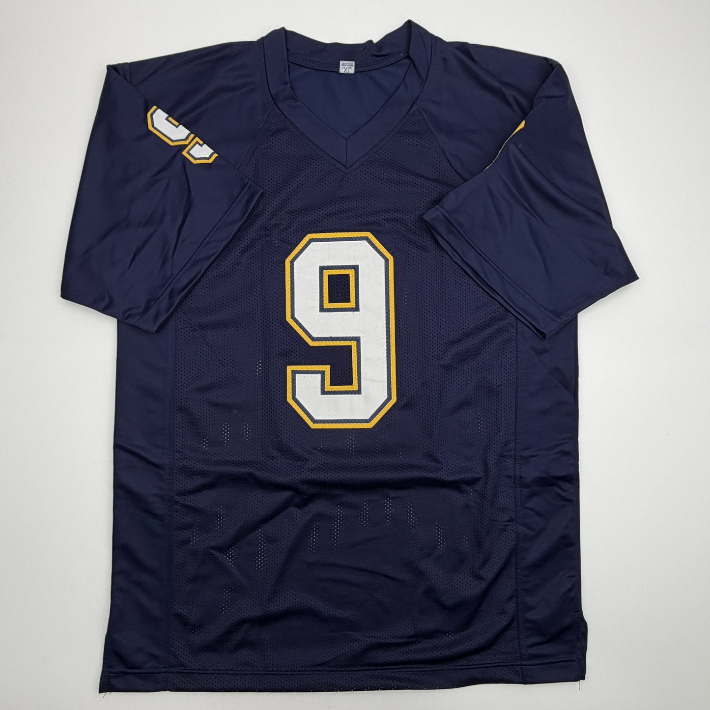 Autographed/Signed Drew Brees Los Angeles San Diego Navy Blue Football Jersey Beckett BAS COA