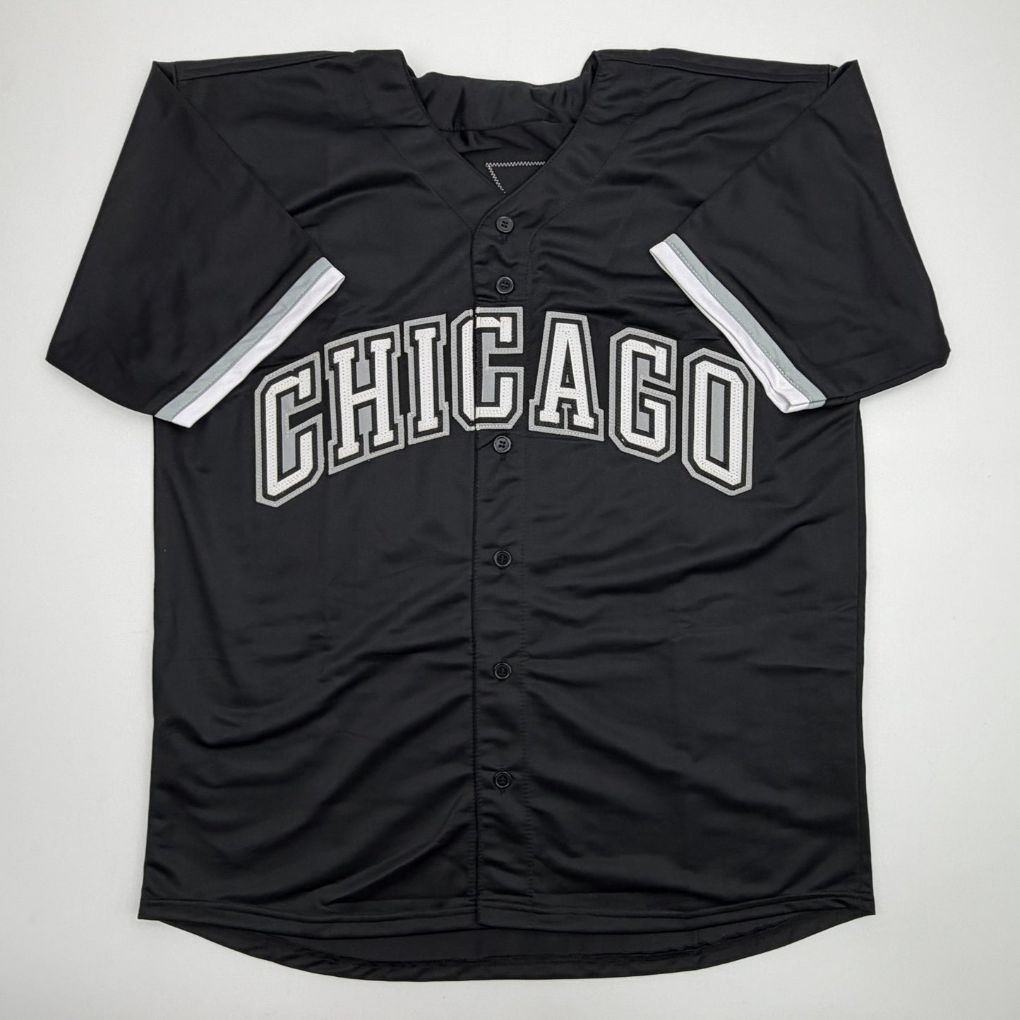 Autographed/Signed Bo Jackson Chicago Black Baseball Jersey Beckett BAS COA